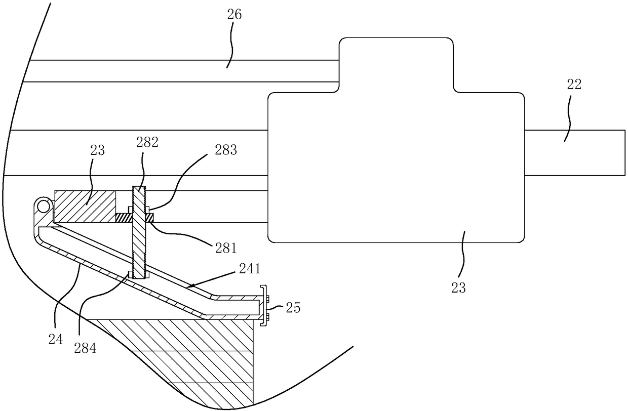 Laminated board hot-pressing device