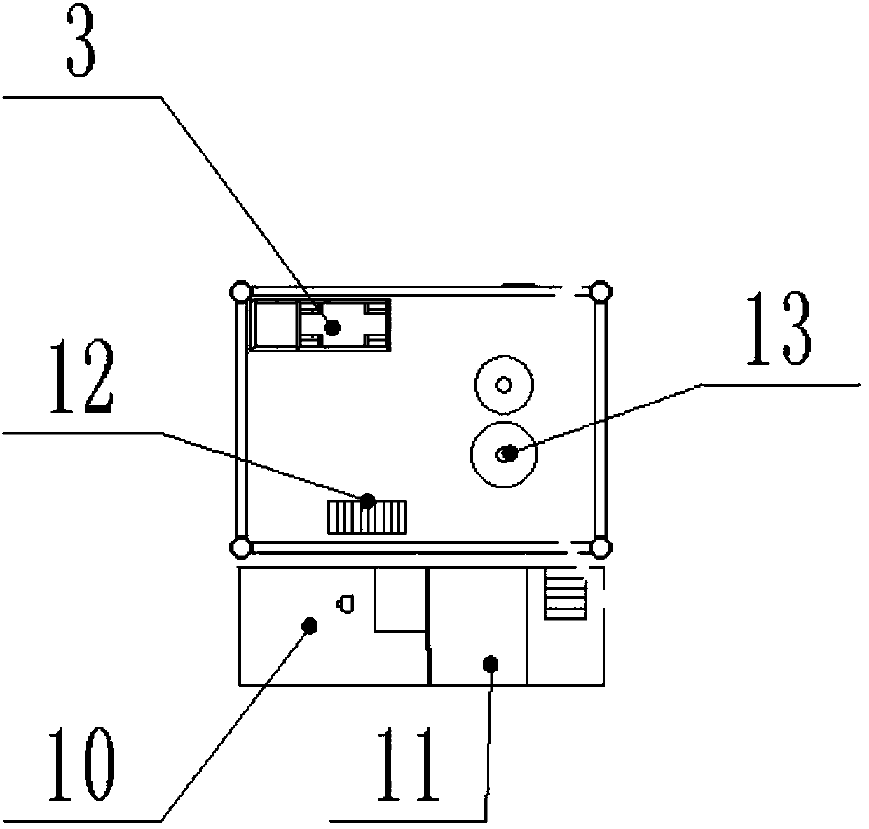 Equipment for diagnosing automobile faults through sound waves