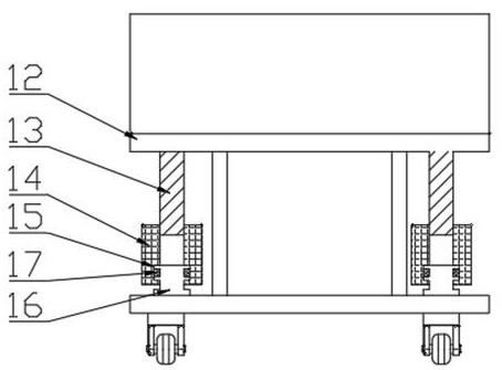 A flatness testing device for building construction