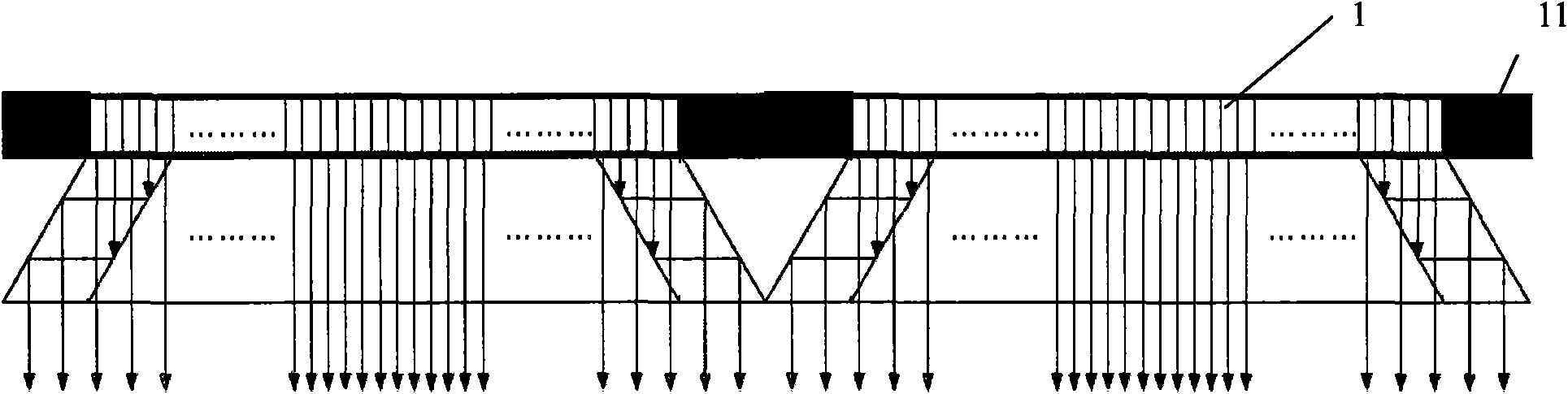 Seamless LCD joint method and special image transmission device