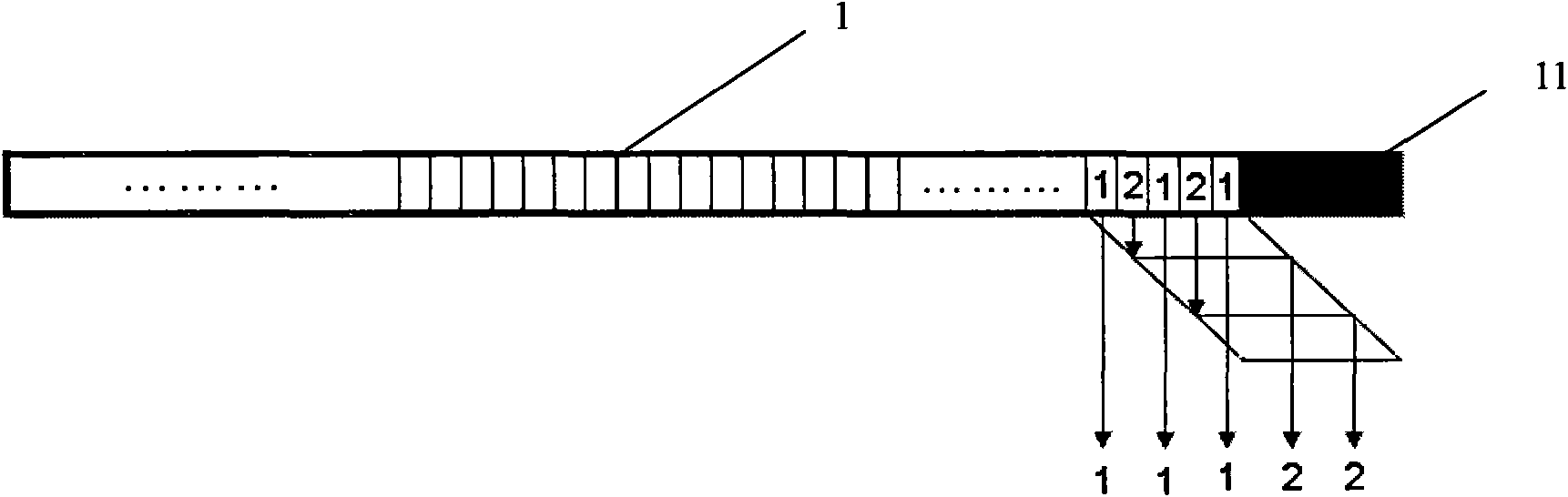 Seamless LCD joint method and special image transmission device