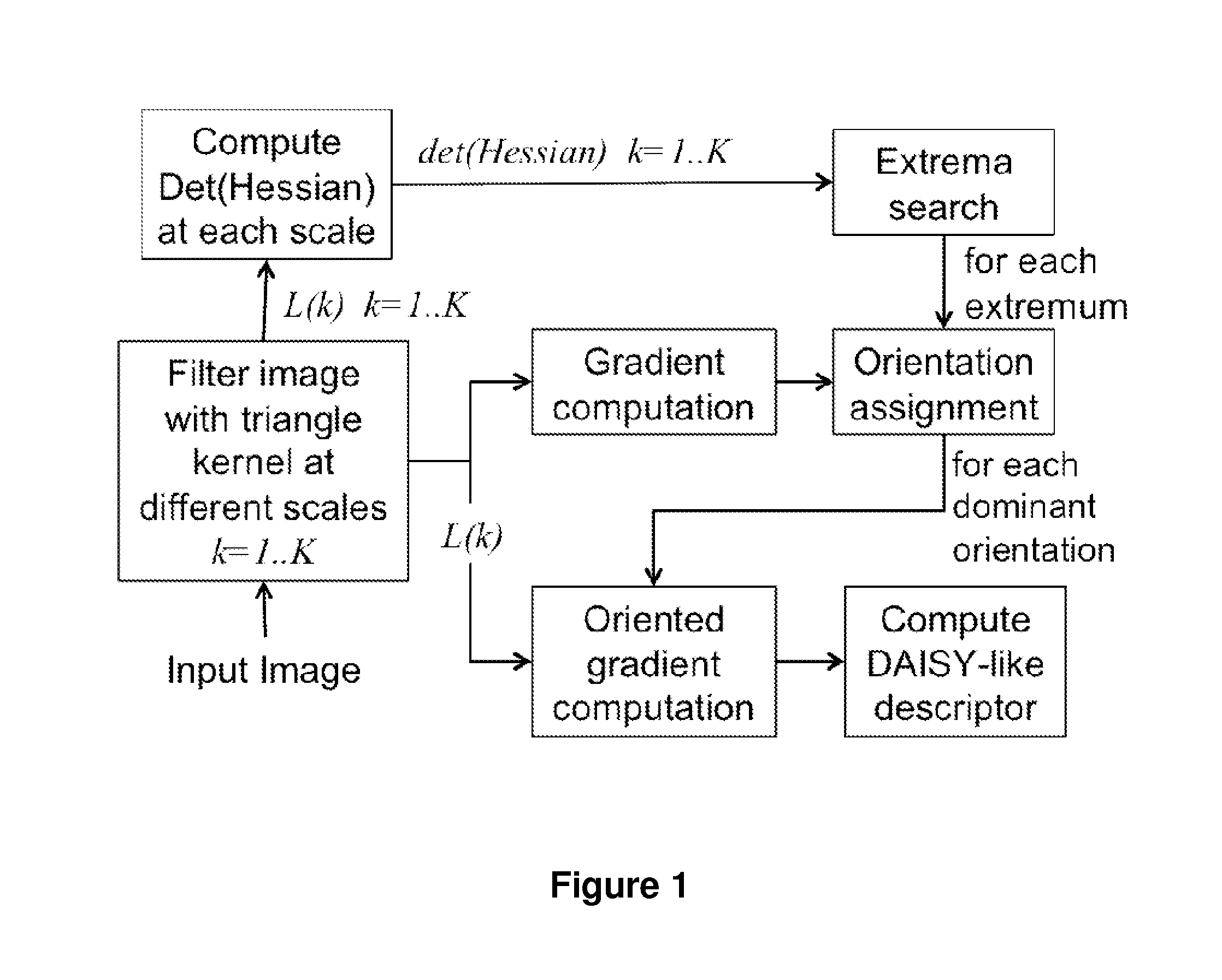 Efficient scale-space extraction and description of interest points