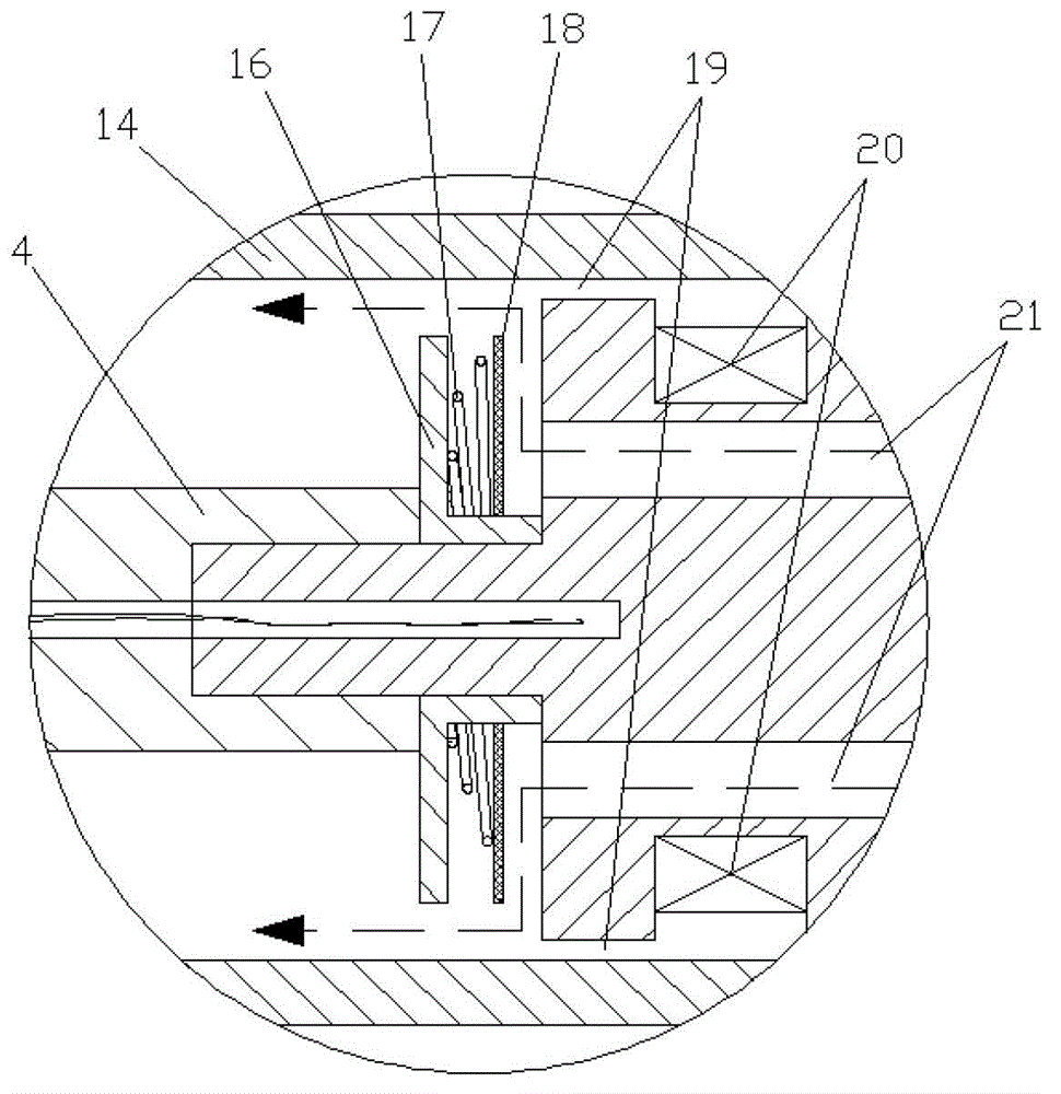 Magneto-rheological damper with asymmetric controllable damping characteristics