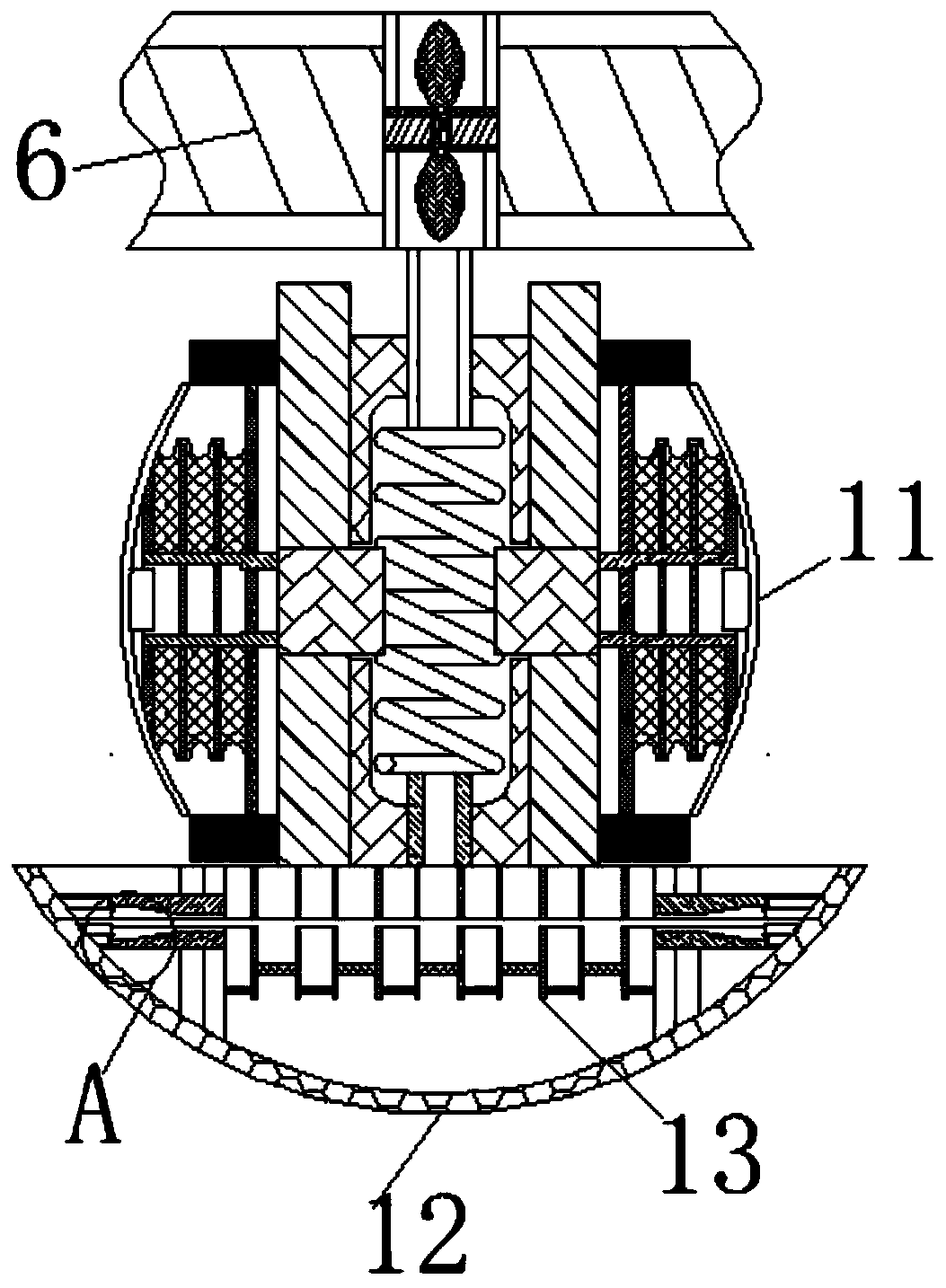 Activating and coloring equipment for artware activated carbon carving