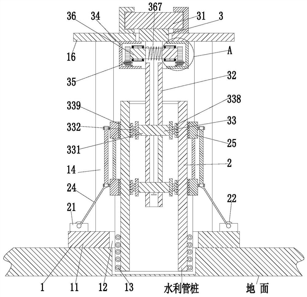 A kind of intelligent installation construction equipment and installation construction technology of water conservancy construction pipe pile