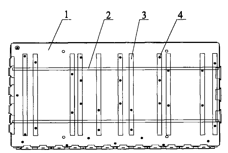 Back plate for plasma display