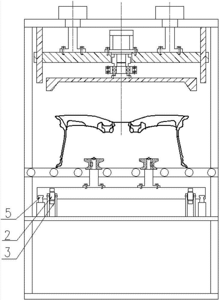 Device for automatically removing rim burrs