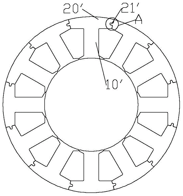 Iron core and motor