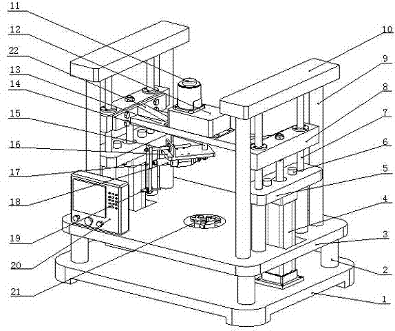 Automatic radial run-out measuring device