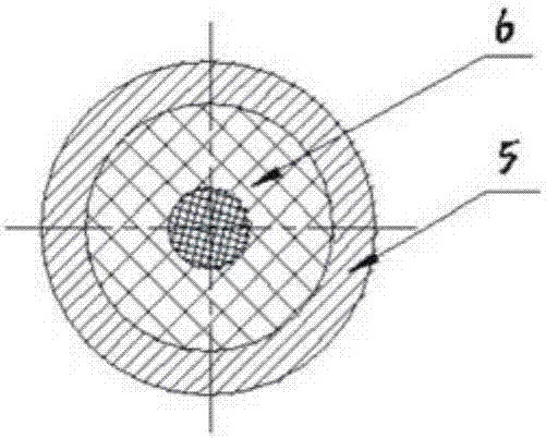 Strain clamp of composite-core all-aluminum conductor expansion terminal