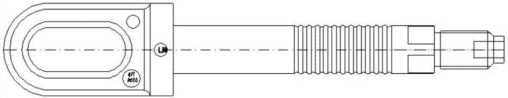 Strain clamp of composite-core all-aluminum conductor expansion terminal