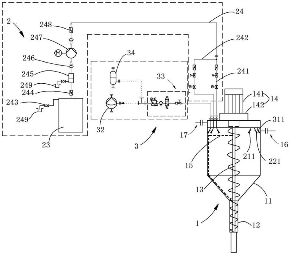 Print head self-cleaning and control system for architectural 3D printing