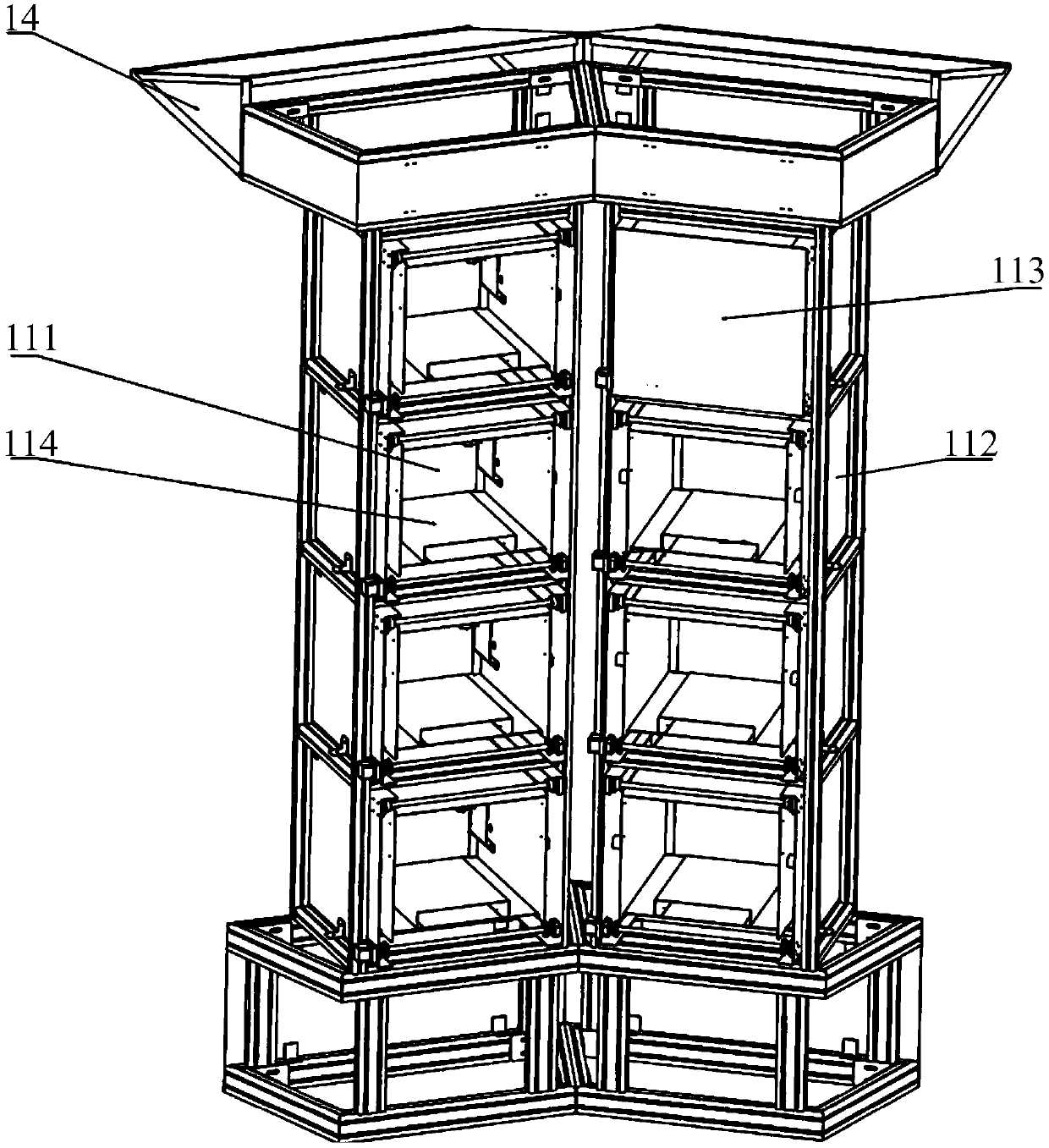 Self-pickup cabinet