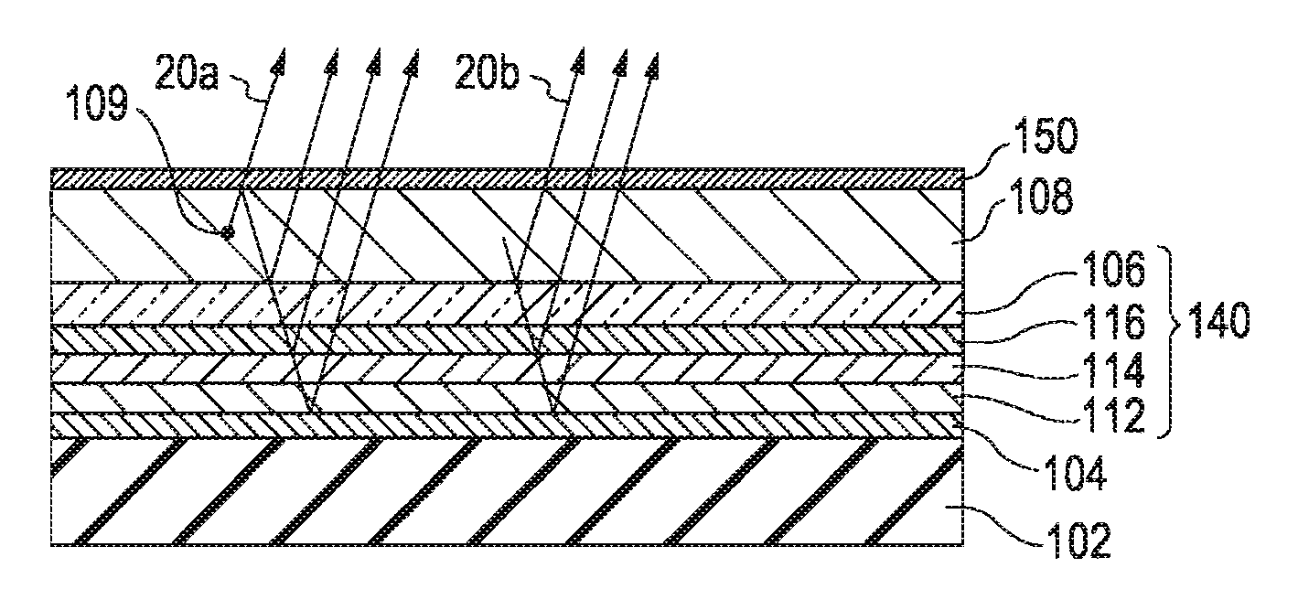 Organic el light-emitting device and electronic apparatus