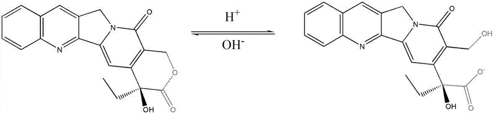 Liquid preparation for increasing active closed-loop rate of camptothecin compounds as well as preparation method and applications of liquid preparation