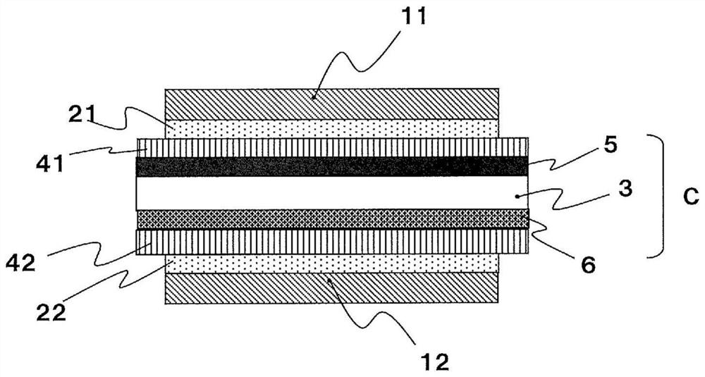 Polarizing film with adhesive layer, and image display device