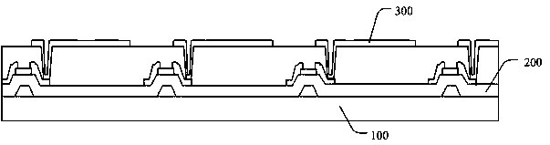 A printed light-emitting diode display device and its manufacturing method