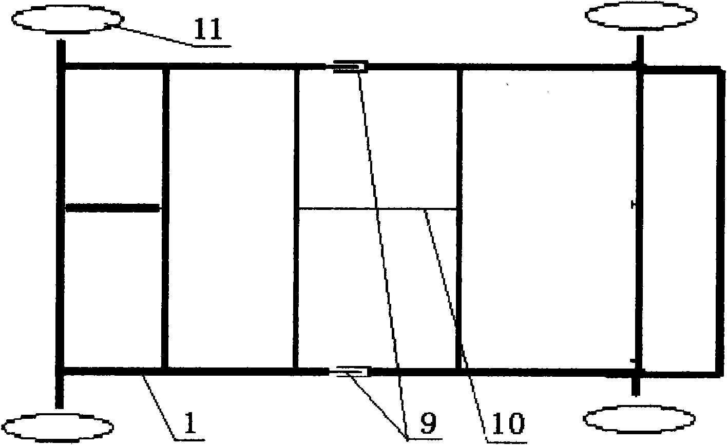 Teaching and training system for automobile chassis and automobile body