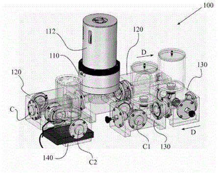 Multifunctional modularization blood flow dynamics analog device