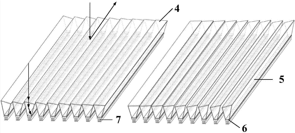 Frequency divided type solar full-spectrum utilizing system with low concentrating photovoltaic-high concentrating photothermal / thermoelectric coupling