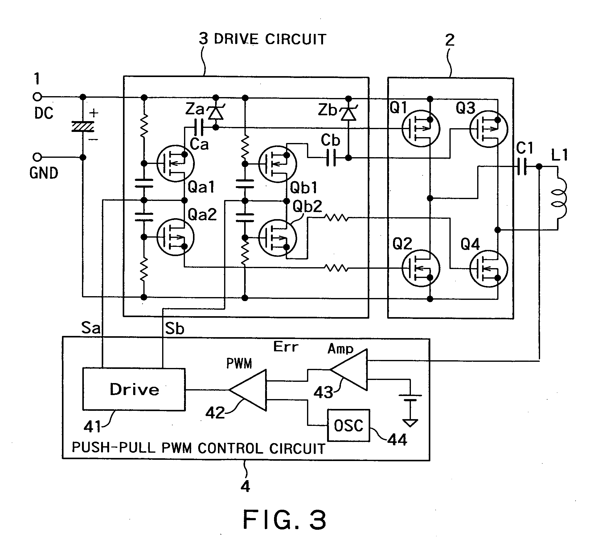 Non-contact electric power transmission circuit