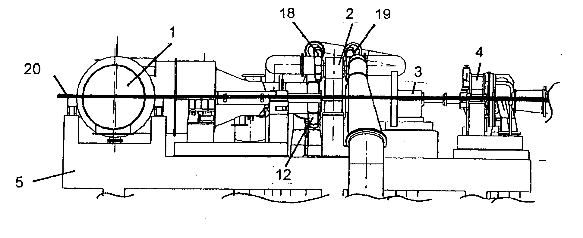 Multistage turbocompressor