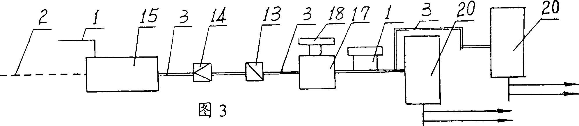 Method for coorperating distributor and mixer of gas soot blower