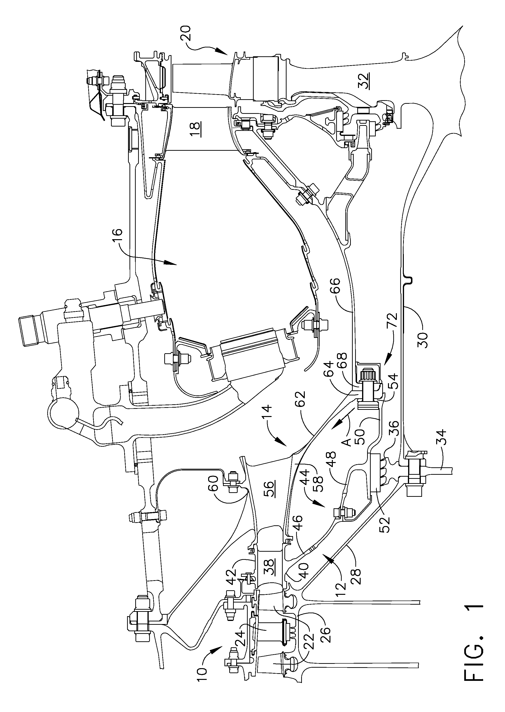 Mechanical joint for a gas turbine engine