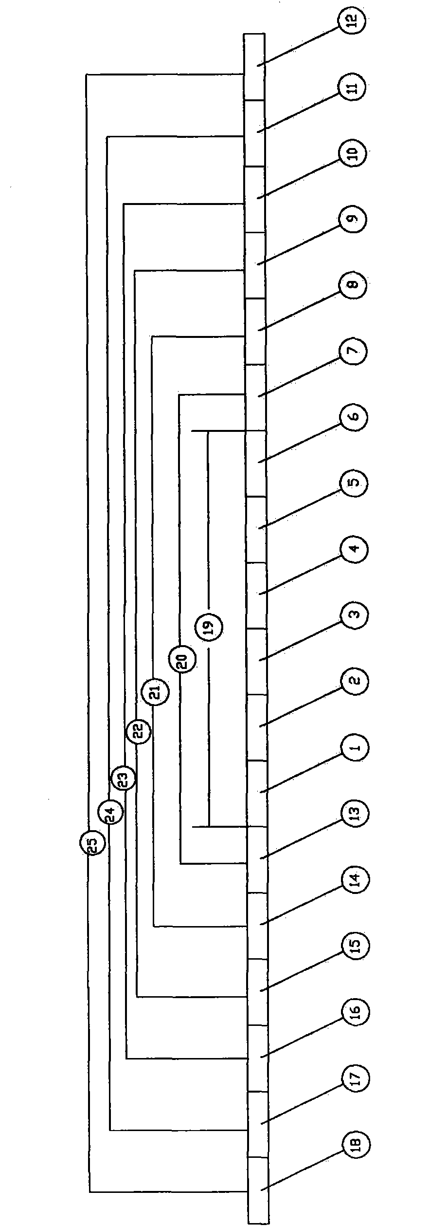 Method for manufacturing transitional side-door-free compartment of rail train group with length exceeding station