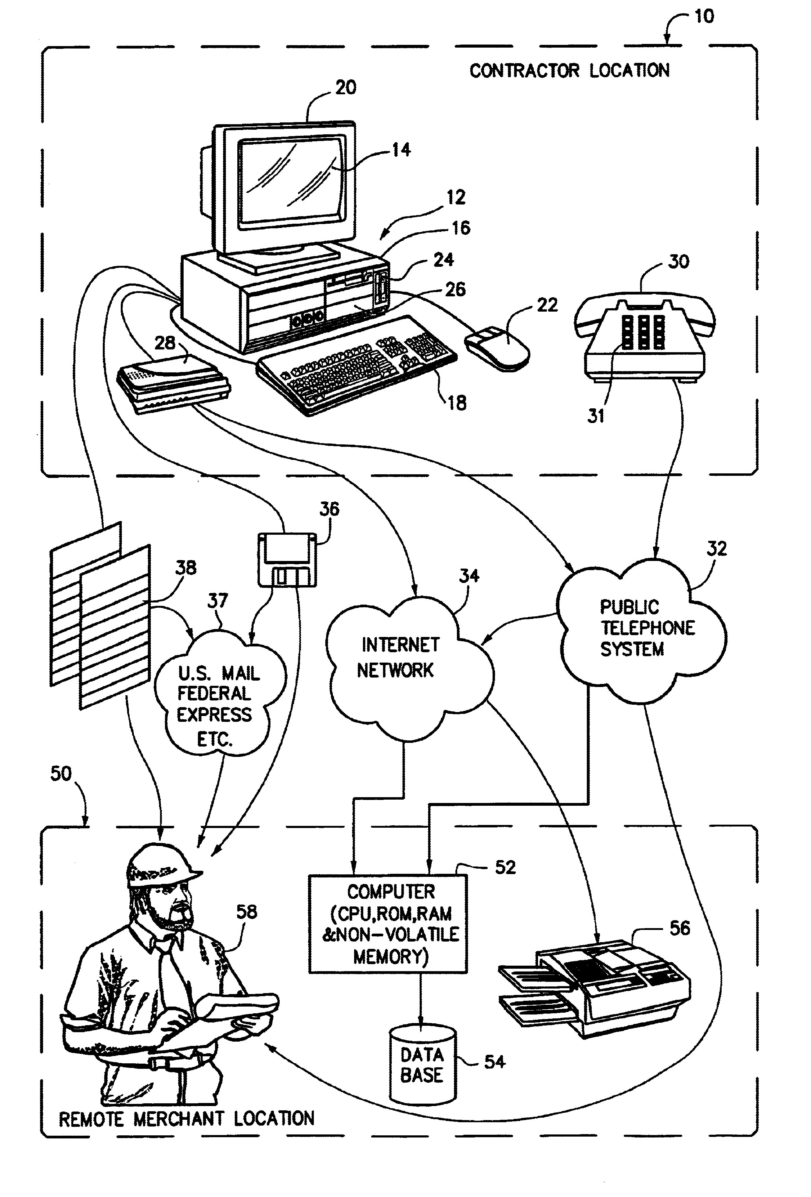 Material and supplies ordering system