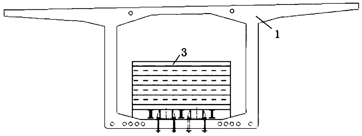 Large-span T-type steel structure segmental beam mounting and closing method for isle-connecting bridge