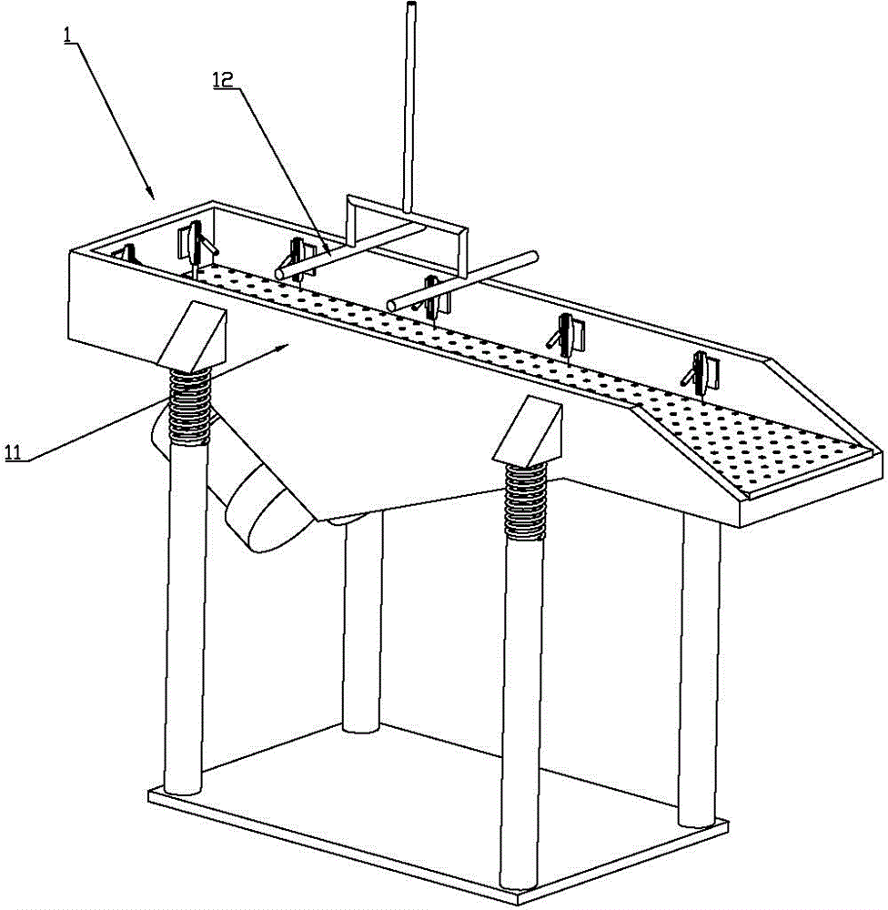 Automatic processing device for almond slices