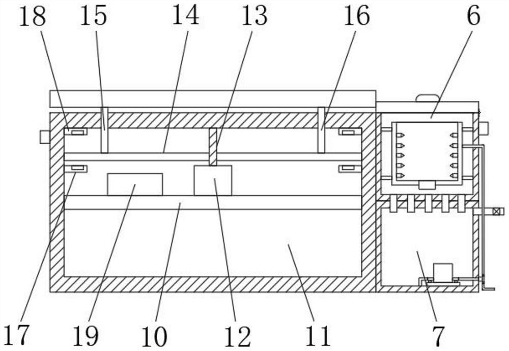 Chemical experiment test stand facilitating vessel cleaning and using method thereof