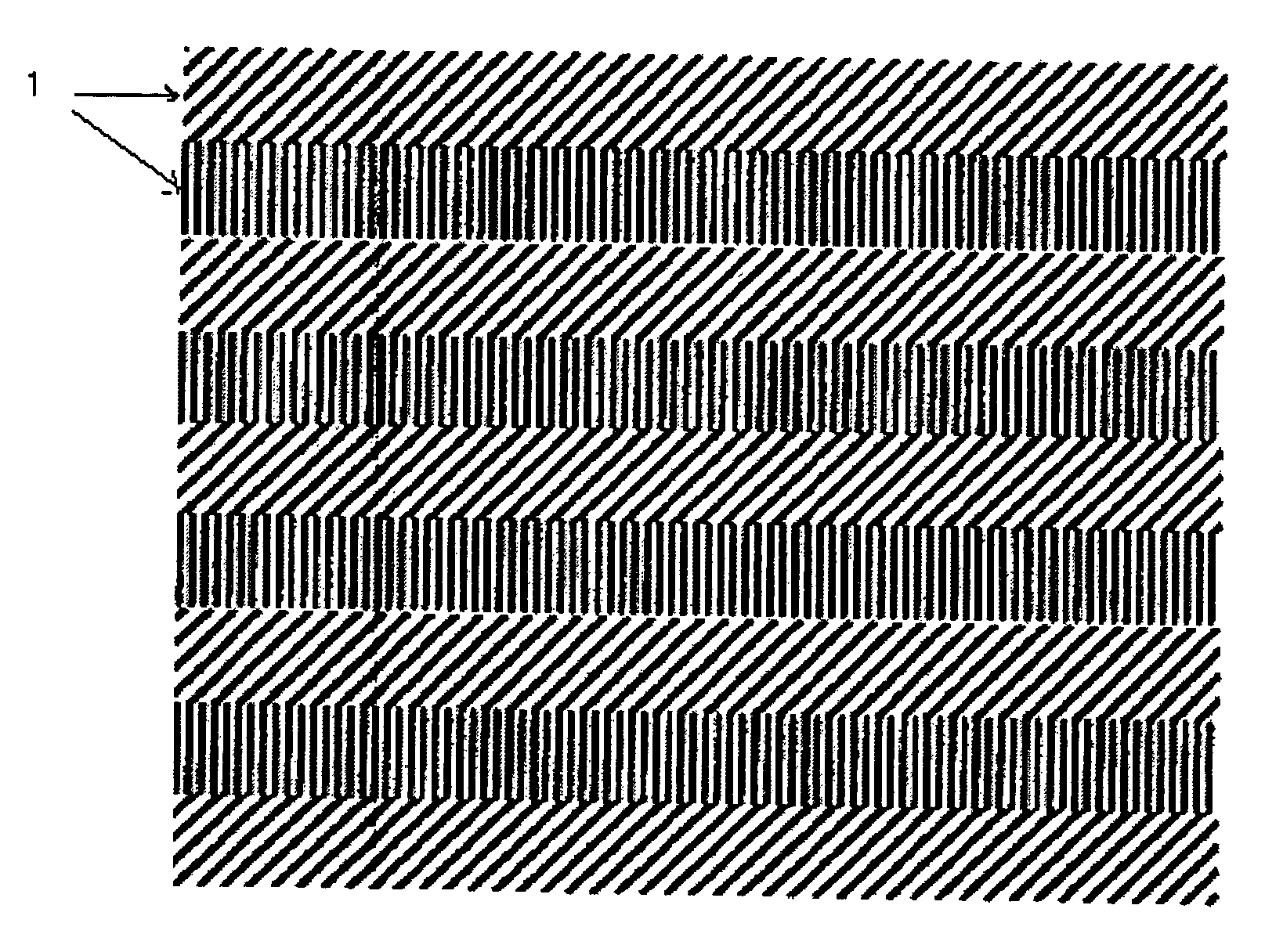 Micropattern retardation element