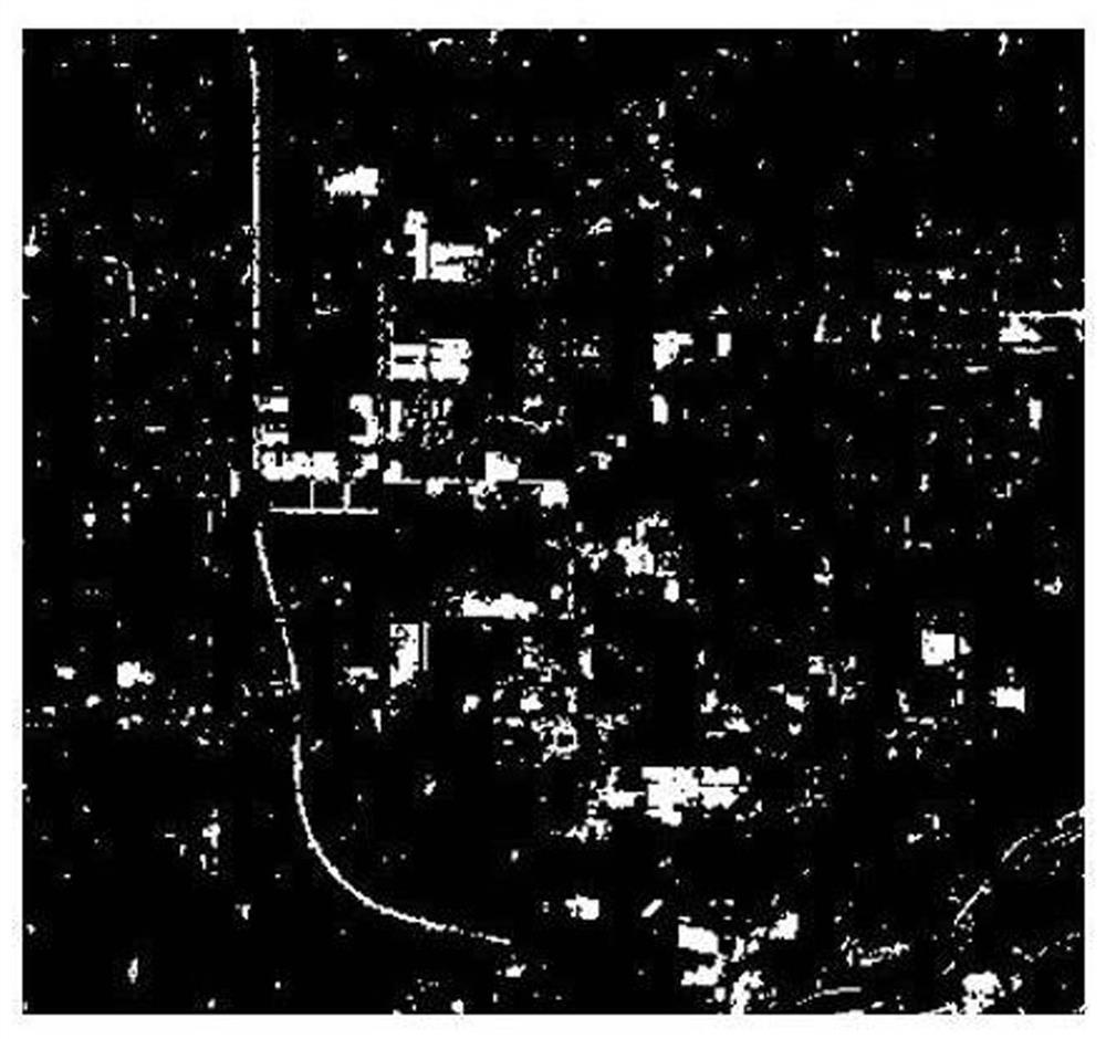 Remote sensing image change detection method combining posterior probability and spatial neighborhood information