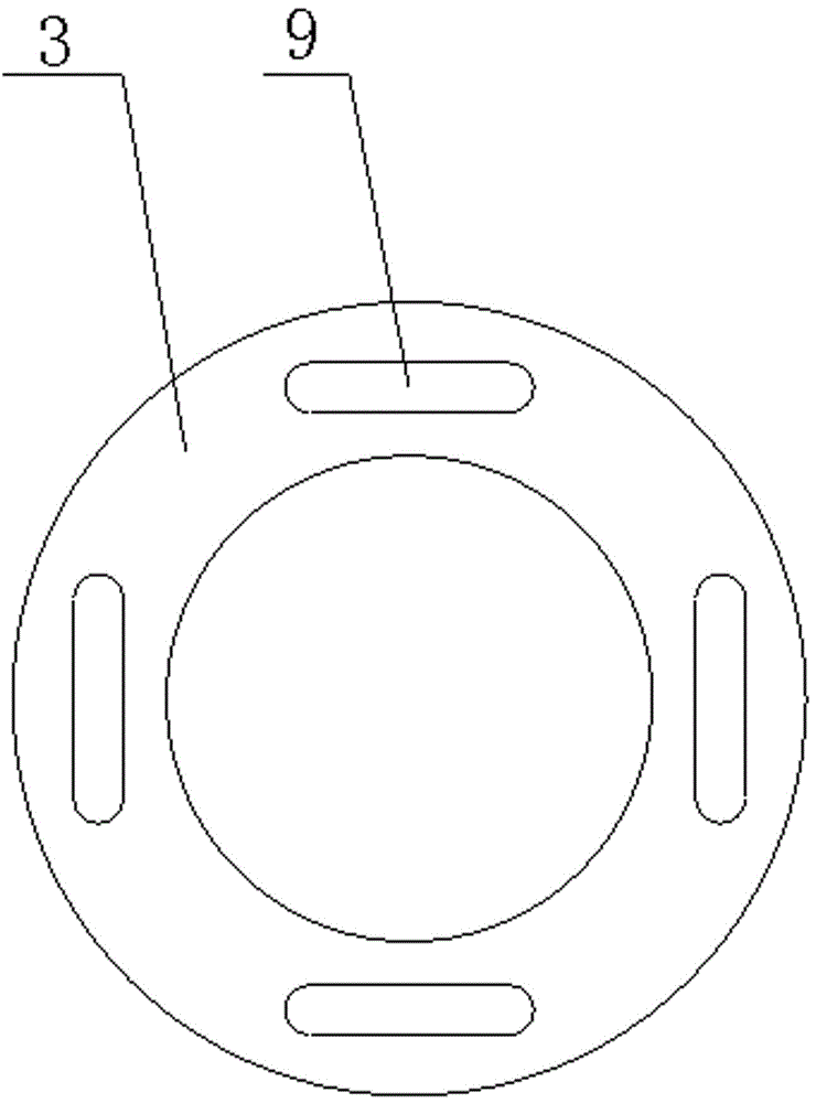 Filter flange fast and convenient to connect