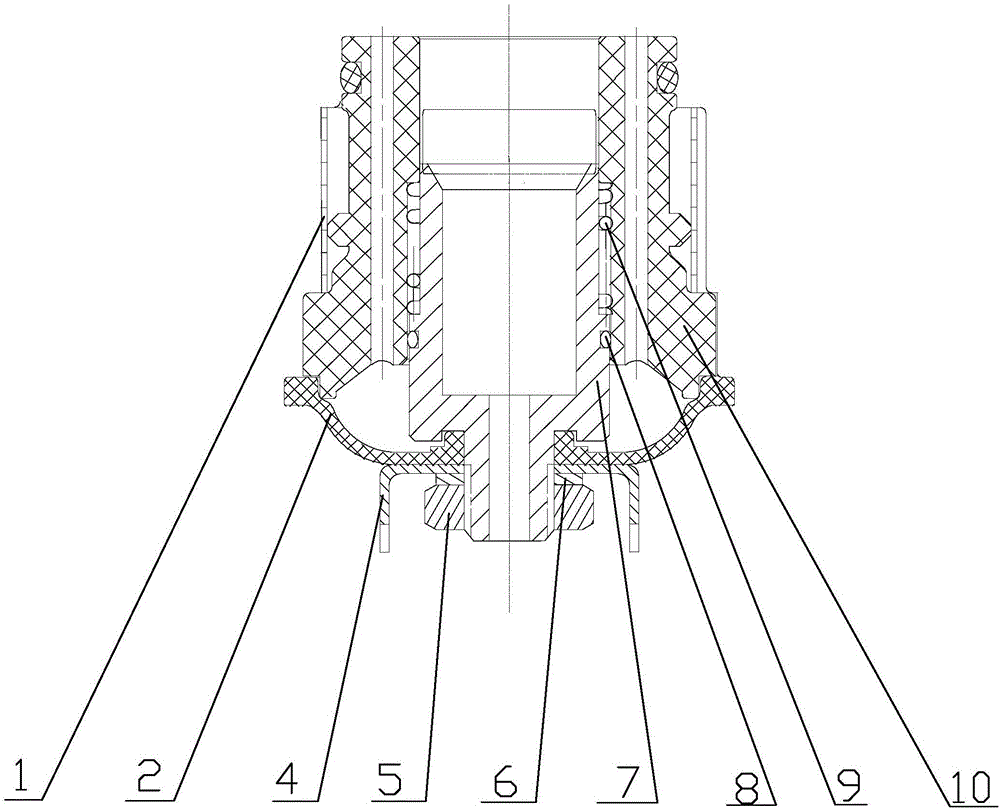 Automatic valve core component and differential pressure-independent type flow control valve