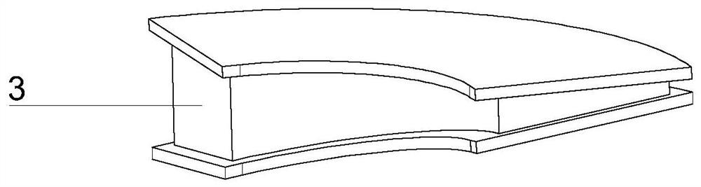 A special-shaped three-dimensional shock-isolation bearing