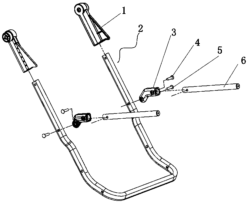 Baby carriage unlocking linkage mechanism