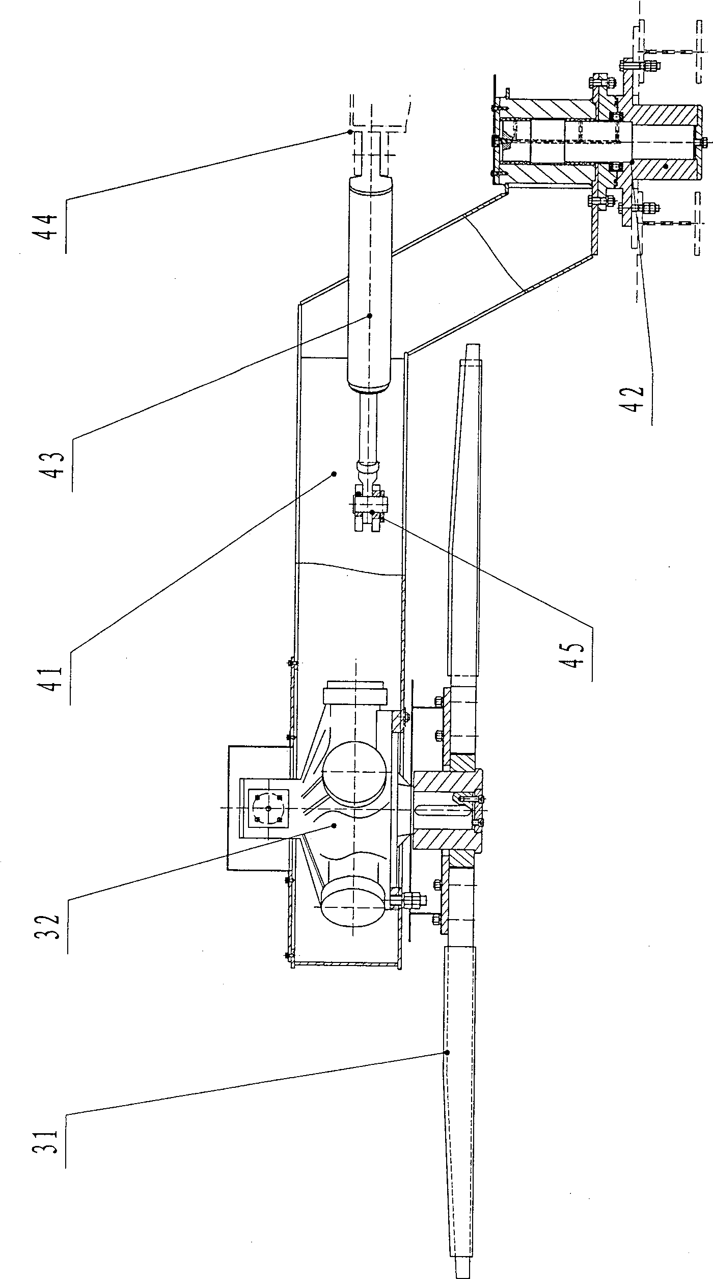 Full hydraulic prepellor coke feeder