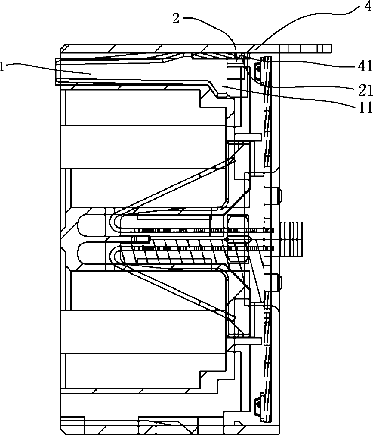 Light guiding body structure and manufacturing method thereof