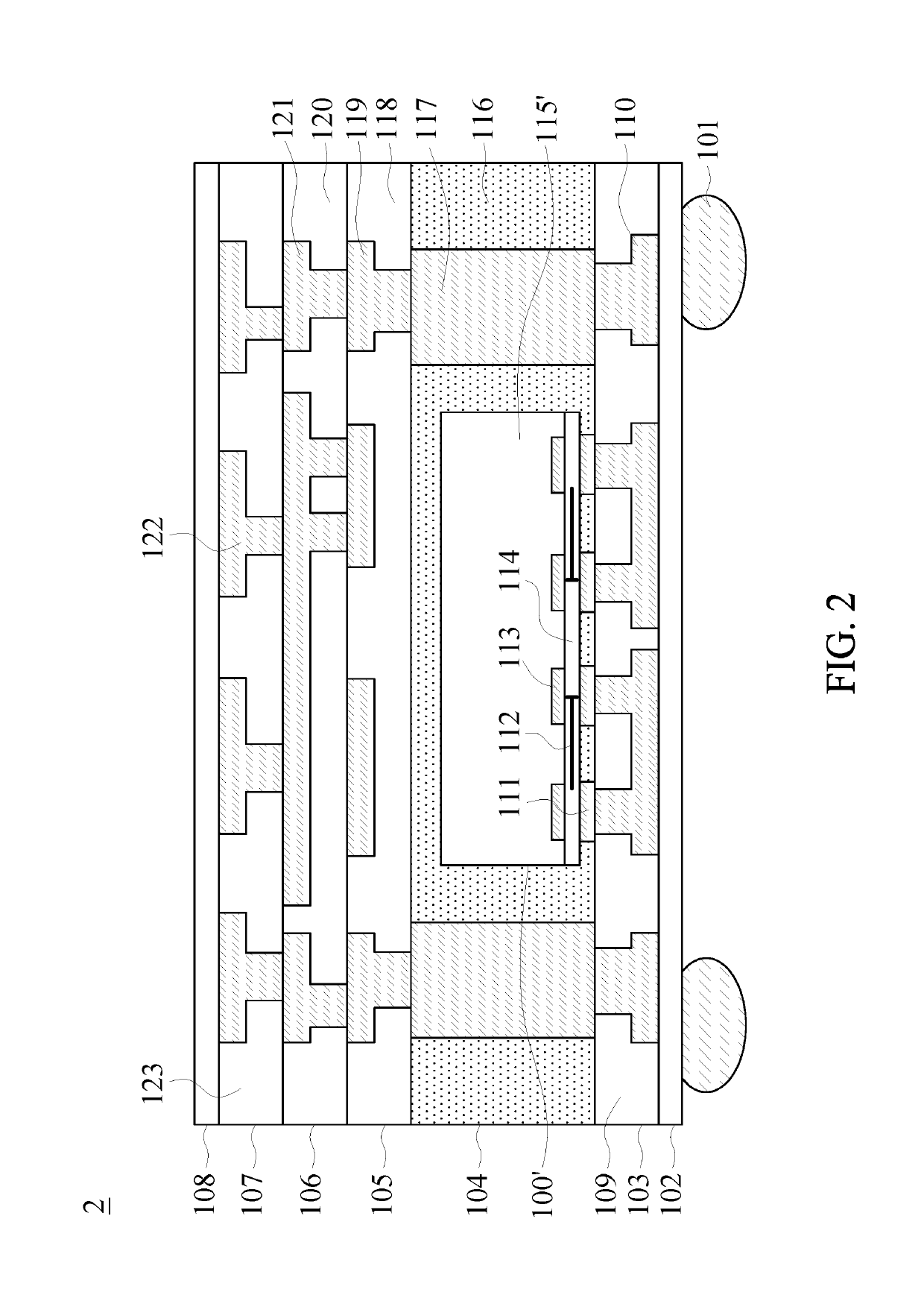 Multi-band antenna package structure, manufacturing method thereof and communication device