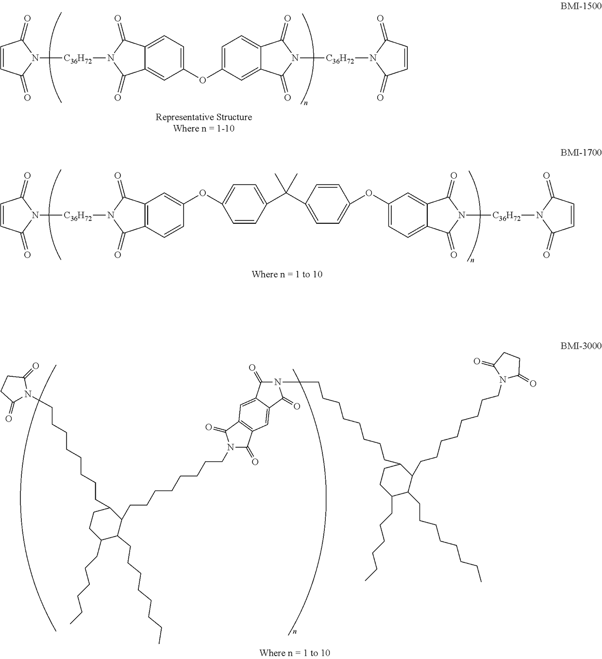 Debondable adhesives and the high temperature use thereof