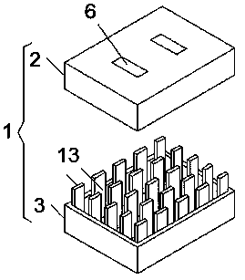 Vehicle-mounted lithium battery pack arranging and fixing device