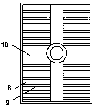 Vehicle-mounted lithium battery pack arranging and fixing device