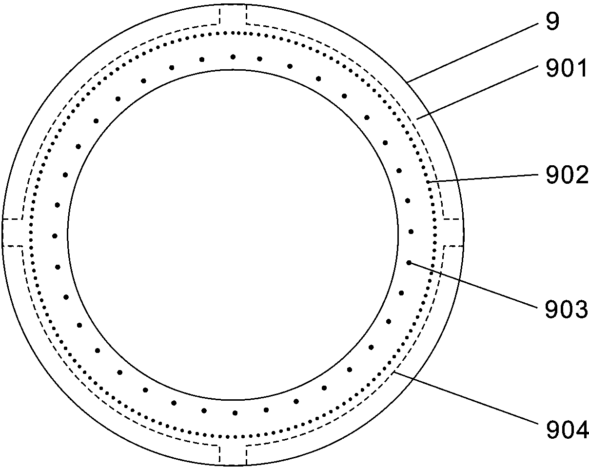 Lamp pole and insect killing device