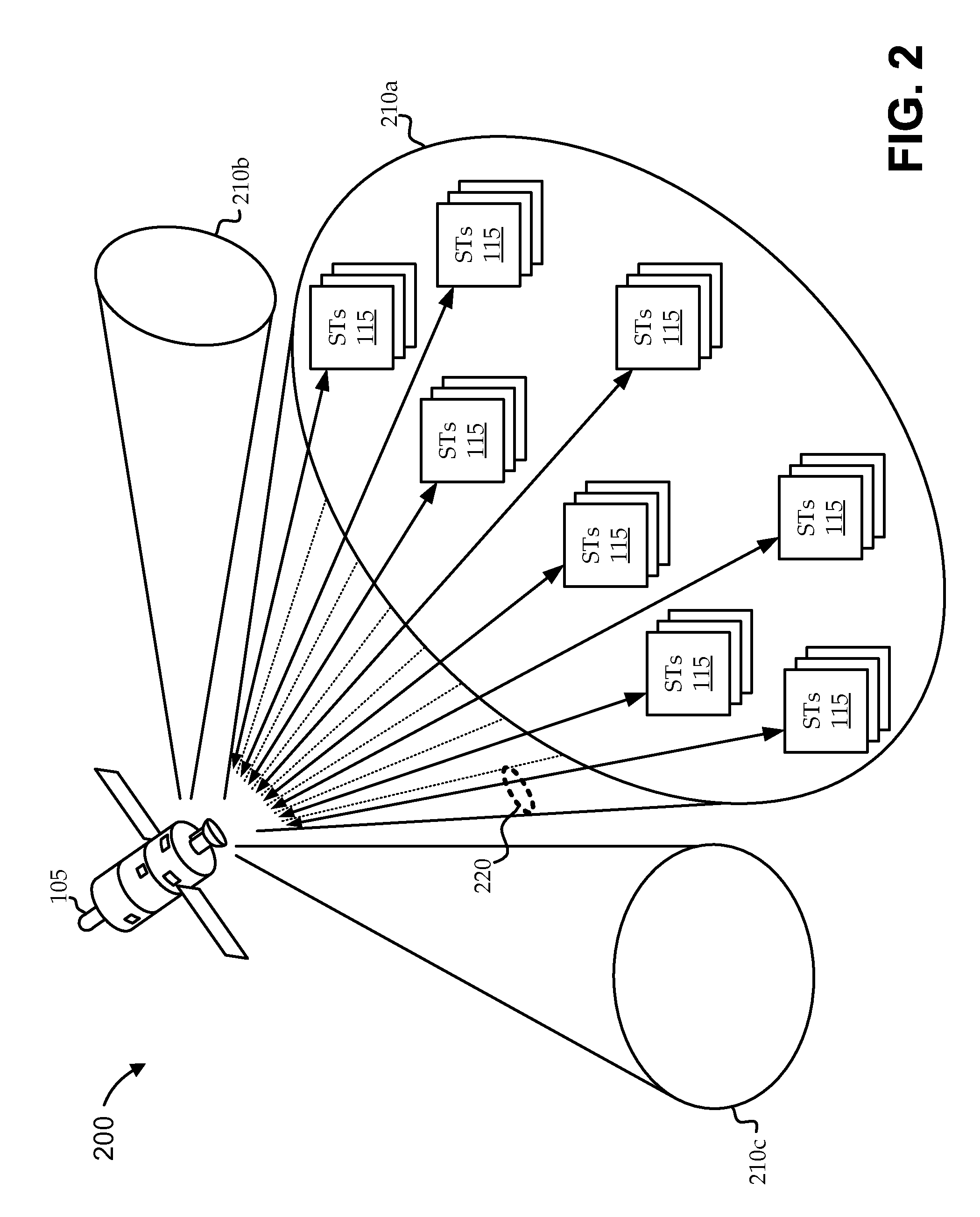 Opportunistically delayed delivery in a satellite network