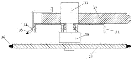 Auxiliary supporting device for digging roadway of coal mine