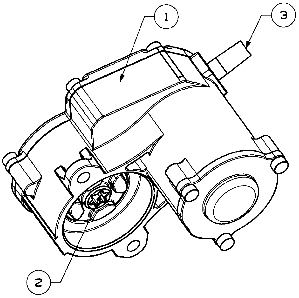 Motor-driven vehicle brake power driving device