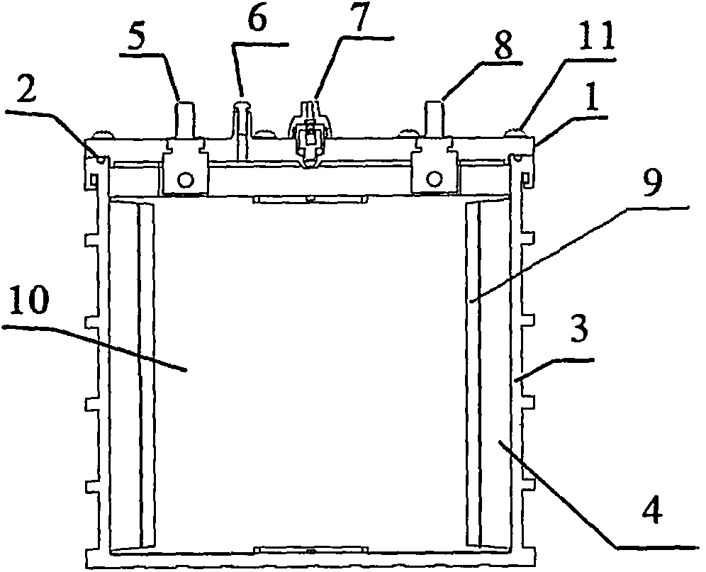 Novel lithium battery structure